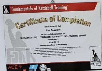 Sertifikat Kettlebell Training Level 1