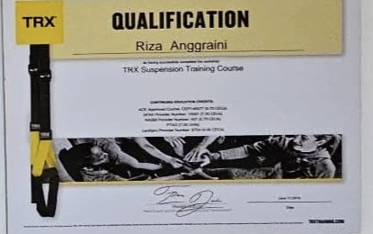 Sertifikat TRX Suspension Training Course